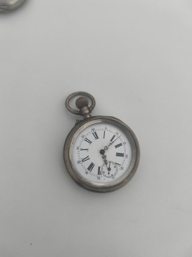 Taschenuhr vintage aus silber - taschenuhr,