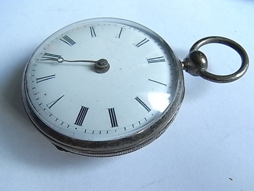 Antik silber taschenuhr - 13,