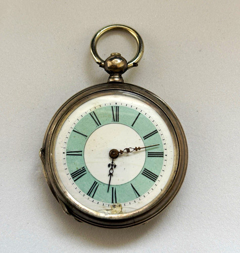 Taschenuhr handaufzug silber - taschenuhr,