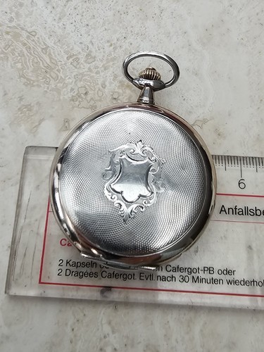 Antike taschenuhr 800 silber - antike,