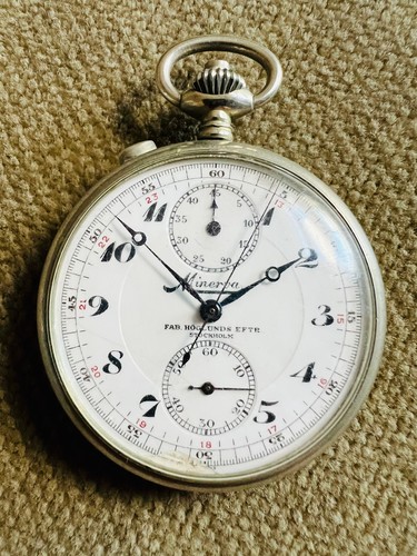 Antike minerva taschenuhr - minerva,