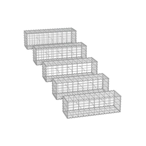 Gabionenkörbe 5er set mit - set, 5