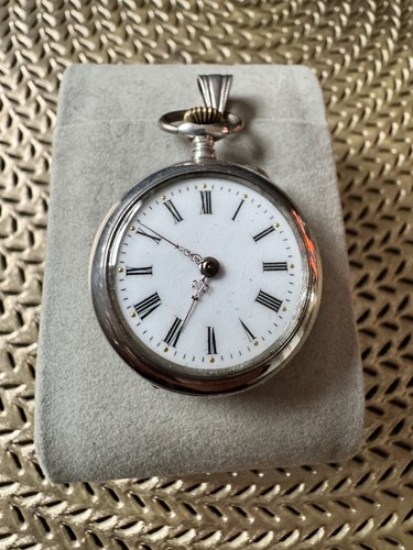 Antike taschenuhr 800 - antike, silber
