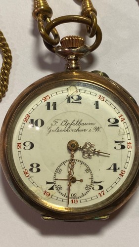Taschenuhr teils 800 - teils,