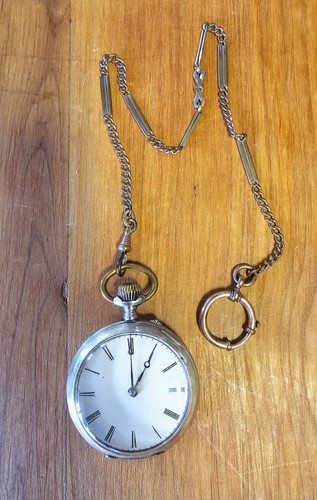 Antike silberne taschenuhr - antike,