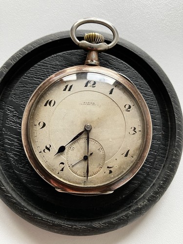 Alpina taschenuhr silber mit - alpina,