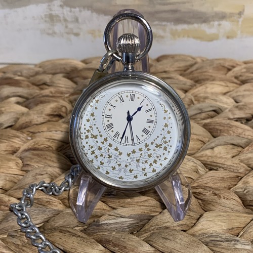 Quarz taschenuhr silber mit - quarz,