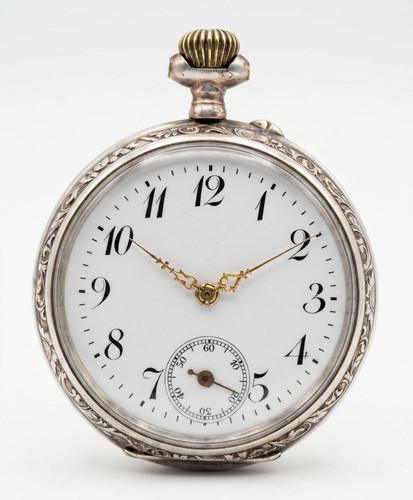 Antike taschenuhr 800 - antike, 0,800