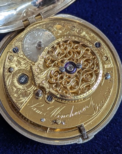 Spindeltaschenuhr verge pocket