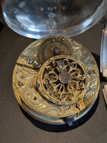 Spindeltaschenuhr aus silber - spindeltaschenuhr,