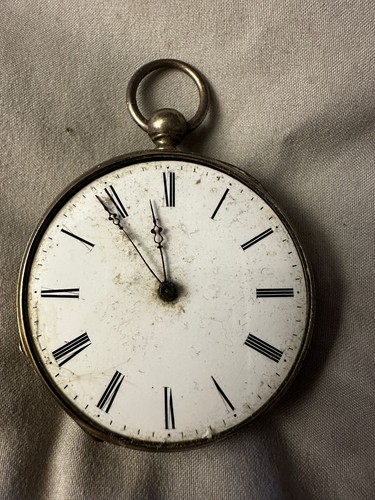 Antike taschenuhr 800 silber - antike,