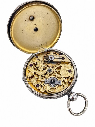 Antike silbertaschenuhr mm - silbertaschenuhr,