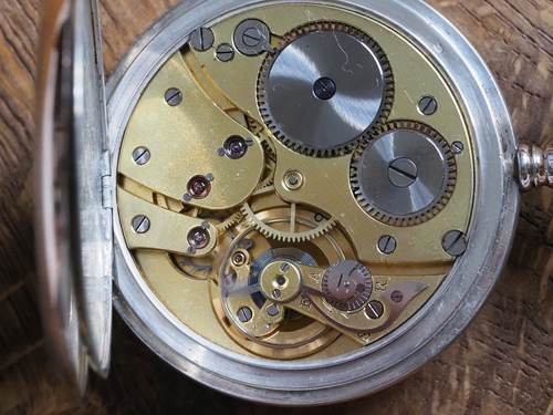 Taschenuhr 800er silber tolles - silber,