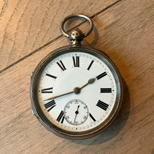 Silberne taschenuhr lancashire - taschenuhr,