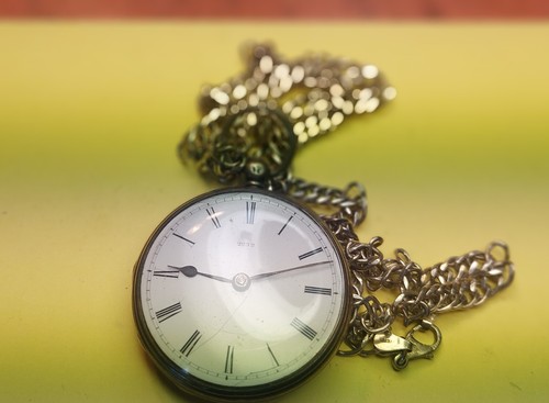 Silberne taschenuhr - silberne,