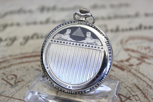 Antike tula silber taschenuhr - silber,