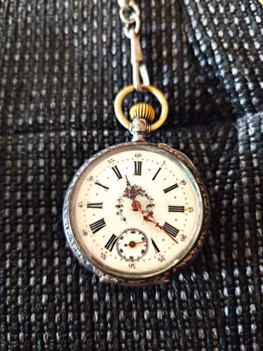 Mechanische taschenuhr silber - mechanische,