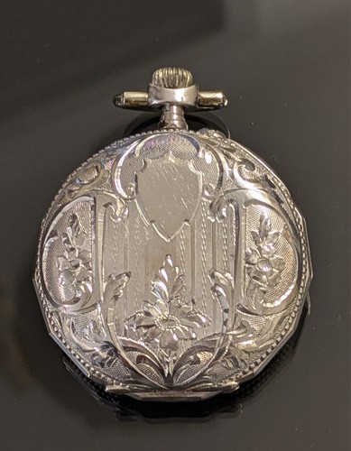 Taschenuhr aus 800er - silber, im