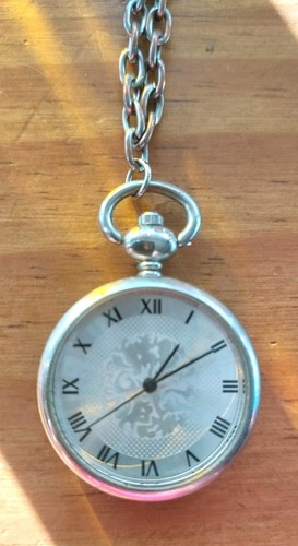 Taschenuhr silber mit kette - taschenuhr,