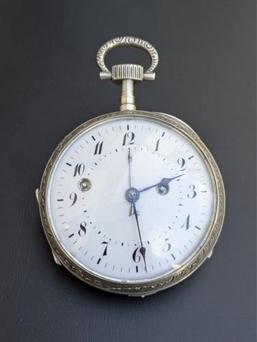 Feine taschenuhr aus silber - feine,