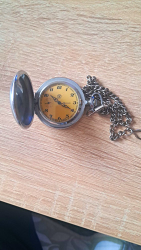 Molnija taschenuhr savonnette - molnija,