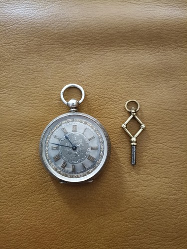 Antike taschenuhr silber - antike, 800er