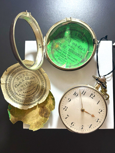 Antike spindeltaschenuhr - antike,