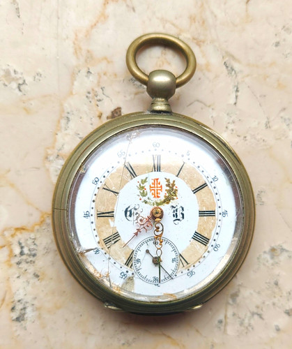 Antike schweizer taschenuhr - antike,