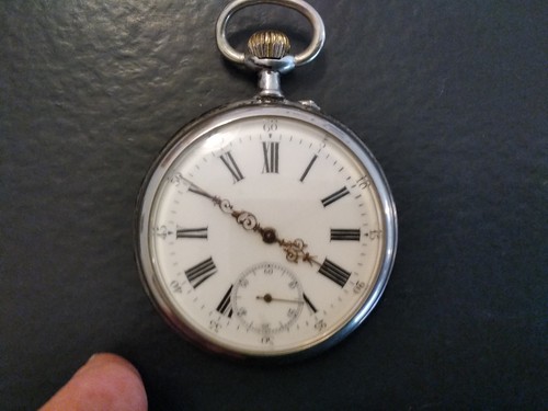 Taschenuhr 800 silber antik - taschenuhr,