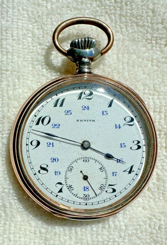 Zenith taschenuhr 800 silber - zenith,