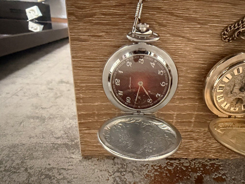 Taschenuhr quarz savonnette - quarz,