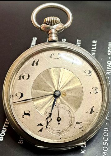 Alte taschenuhr 800er voll - -,