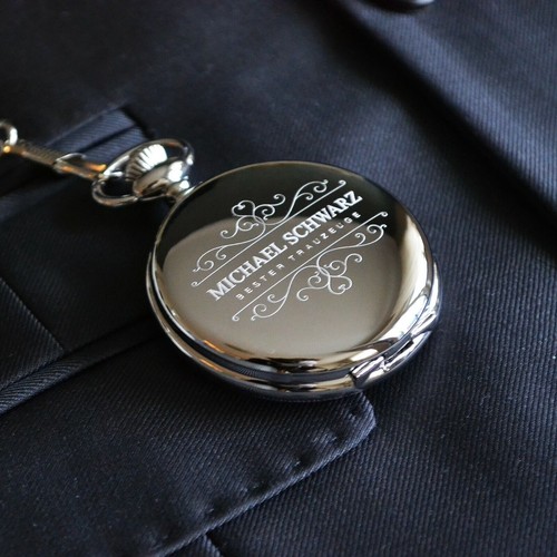 Taschenuhr mit gravur - mit,