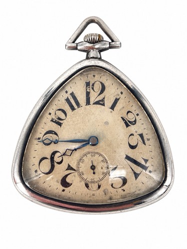 Antike dreieckige taschenuhr - antike,