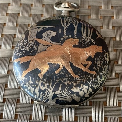 Taschenuhr seife nickel silber - taschenuhr,
