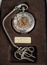 Silberne Taschenuhr 45 mm