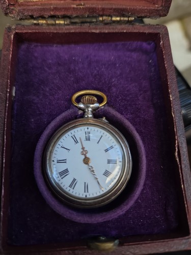 Antike damen taschenuhr - antike, um