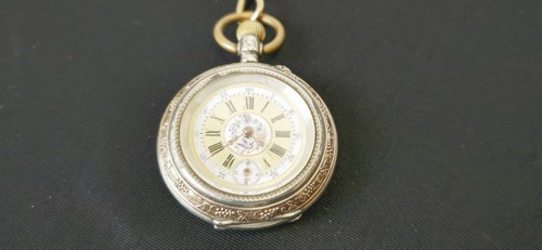 Taschenuhr 800er silber - taschenuhr,