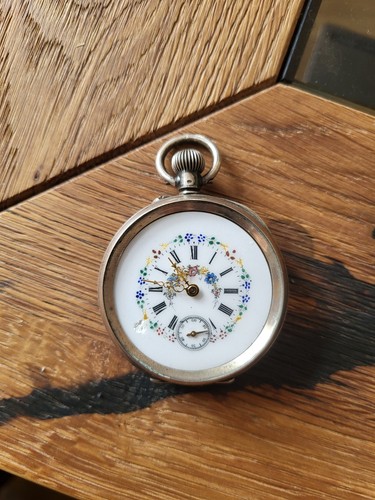 Antike taschenuhr 800er - 800er, silber